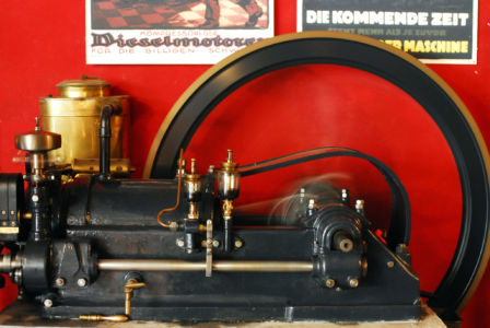 Hemag Einzylinder liegend Foto eines Hemag Einzylinder liegend