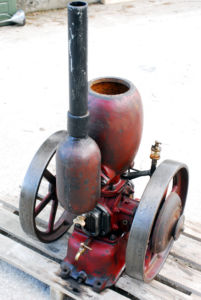 Foto eines Petter Einzylindermotors Typ M